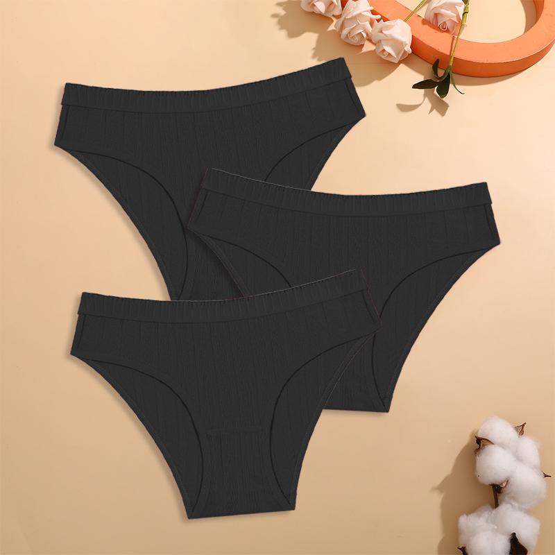 3Pcs/Set Cotton Striped Stretchy Underwear Women s Low Waist Panties Sexy Elastic Wide Belt Solid Color Briefs Comfort Lingerie XXL
3Pcs/Set Cotton Striped Stretchy Underwear Women s Low Waist Panties Sexy Elastic Wide Belt Solid Color Briefs Comfort Lingerie XXL