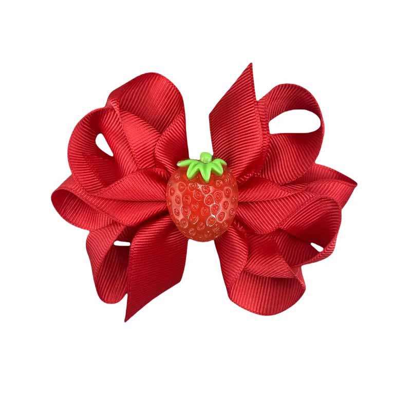 European & American Cute Fruit Hair Clips: Strawberry & Pineapple Bow Hair Accessories for Kids красный
European & American Cute Fruit Hair Clips: Strawberry & Pineapple Bow Hair Accessories for Kids красный