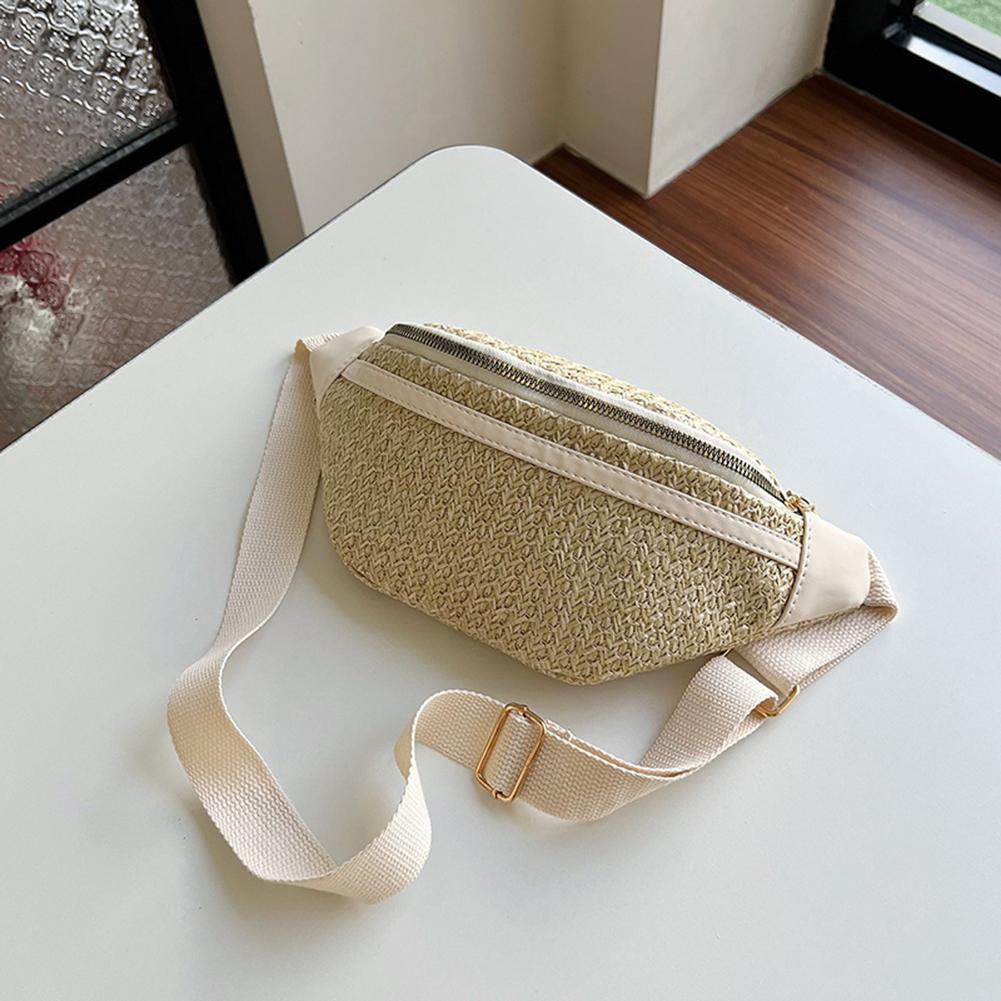 Women Fashion Chest Bag Patchwork Straw Braided Fanny Pack Adjustable Strap Woven Waist Pouch Daily Bag for Girls
Women Fashion Chest Bag Patchwork Straw Braided Fanny Pack Adjustable Strap Woven Waist Pouch Daily Bag for Girls