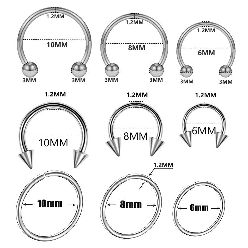 9pcs/lot Steel Ear Piercings Helix Piercings Eyebrow Piercings Lip Labret Rings Earring Tragus Barbell Piercings Body Zircon
9pcs/lot Steel Ear Piercings Helix Piercings Eyebrow Piercings Lip Labret Rings Earring Tragus Barbell Piercings Body Zircon