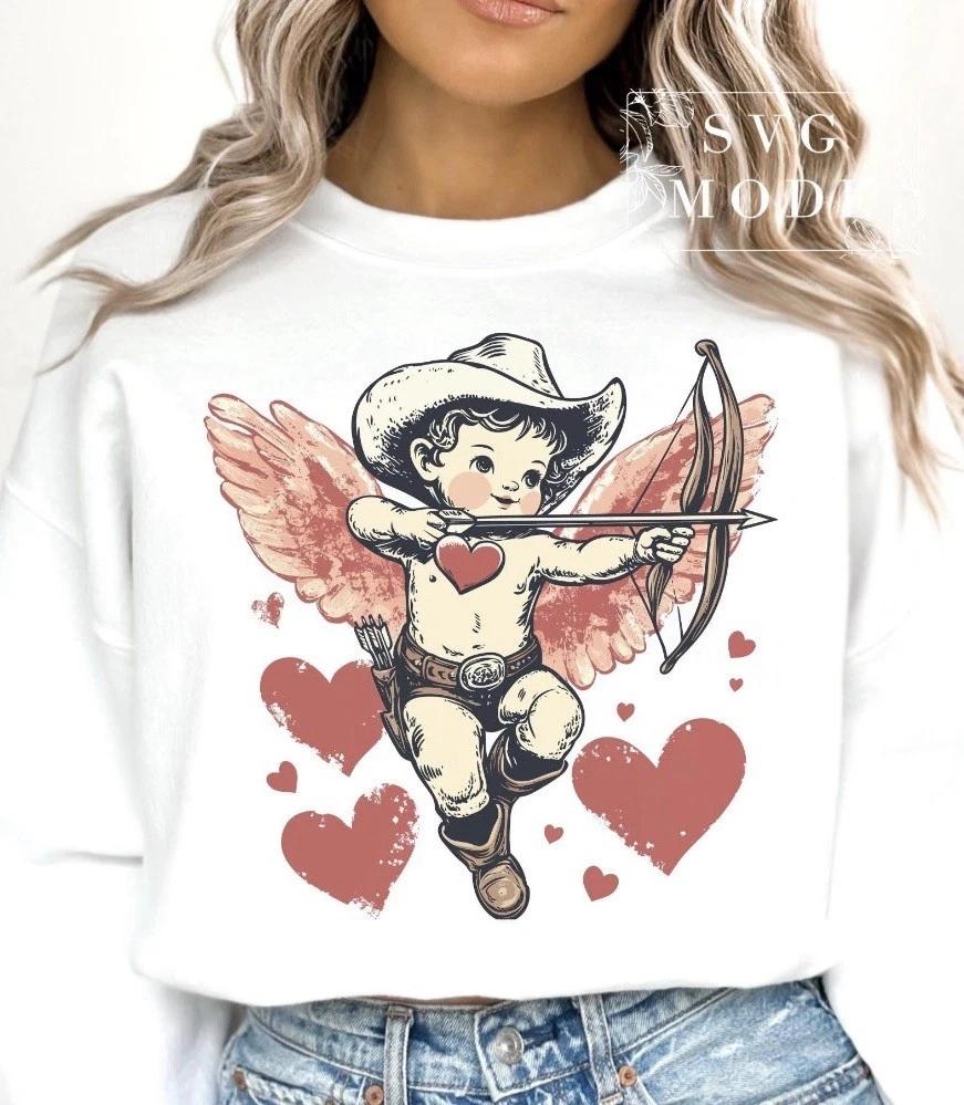 Retro Cupid Baby Valentines Love Hearts Custom 100% Cotton T-shirt Mens Tees Top Top Tee S-3XL XL
Retro Cupid Baby Valentines Love Hearts Custom 100% Cotton T-shirt Mens Tees Top Top Tee S-3XL XL
