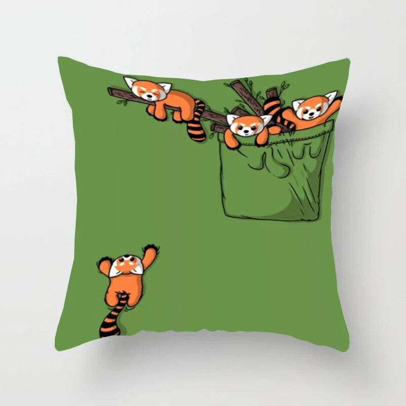 Декоративная домашняя наволочка с принтом енота, квадратная офисная наволочка 40x40cm
Декоративная домашняя наволочка с принтом енота, квадратная офисная наволочка 40x40cm