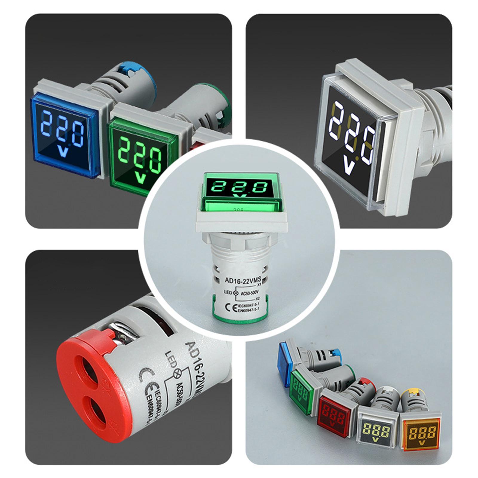 Upgrades Voltage Tester 50 to 500V Digital LED Screen Voltmeter Voltage Monitors Voltage Detector Simple Use for Home синій
Upgrades Voltage Tester 50 to 500V Digital LED Screen Voltmeter Voltage Monitors Voltage Detector Simple Use for Home синій