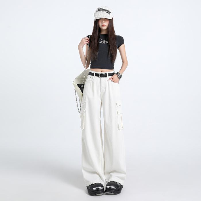 Spicy Girl Women s High Waist Wide Leg Jeans – Autumn Straight Pocket Design S
Spicy Girl Women s High Waist Wide Leg Jeans – Autumn Straight Pocket Design S