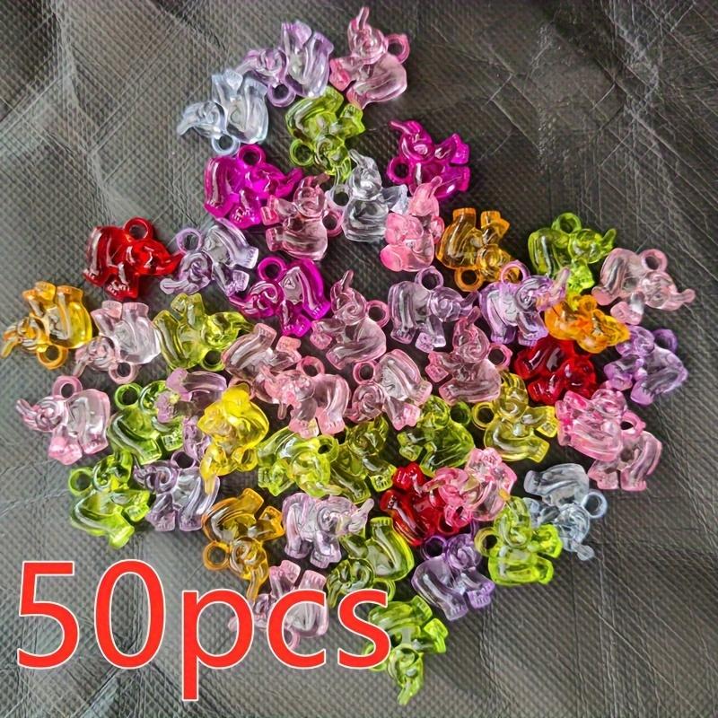 50 pieces of elephant charm acrylic crystal imitation pendant, used for DIY jewelry making and handicraft accessories 50pcs
50 pieces of elephant charm acrylic crystal imitation pendant, used for DIY jewelry making and handicraft accessories 50pcs