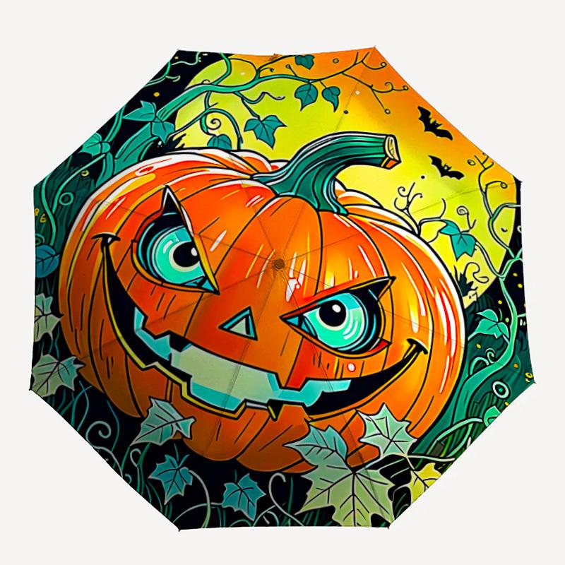 1pc Pumpkin Halloween Automatic Folding Umbrella Compact Lightweight Travel Umbrella with 8-Rib Sturdy Frame, Windproof & Self068
1pc Pumpkin Halloween Automatic Folding Umbrella Compact Lightweight Travel Umbrella with 8-Rib Sturdy Frame, Windproof & Self068