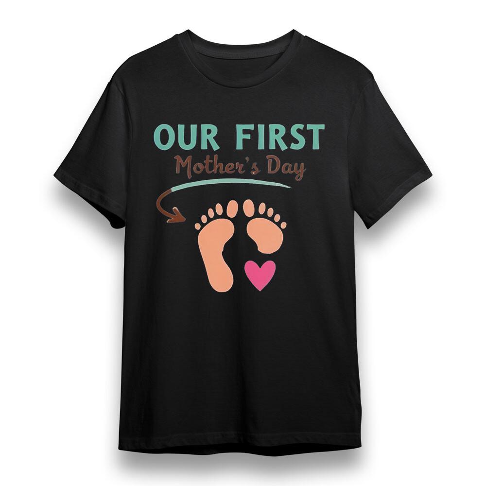Women s Plus Size T-shirt With First Mother s Day Graphic Black 100% Cotton Tee 3XL
Women s Plus Size T-shirt With First Mother s Day Graphic Black 100% Cotton Tee 3XL