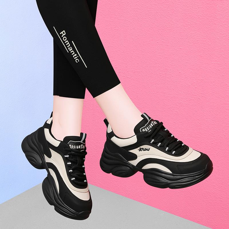 Dad FootPairs for Lady SpringSeason and FallSeason BrandNew ActiveWear FootPairs Thick Sole Height-enhanced Versatile Lady DailyWear Single 35
Dad FootPairs for Lady SpringSeason and FallSeason BrandNew ActiveWear FootPairs Thick Sole Height-enhanced Versatile Lady DailyWear Single 35