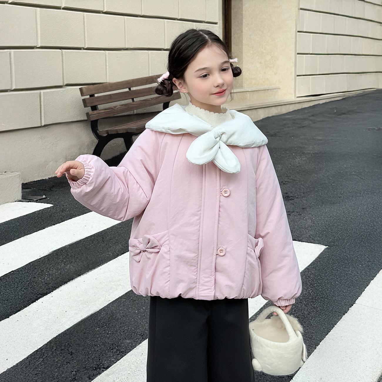 Yuchen Girls Casual Bow Jacket - 2025 Winter Cotton Coat for Kids 120 рожевий/фіолетовий
Yuchen Girls Casual Bow Jacket - 2025 Winter Cotton Coat for Kids 120 рожевий/фіолетовий