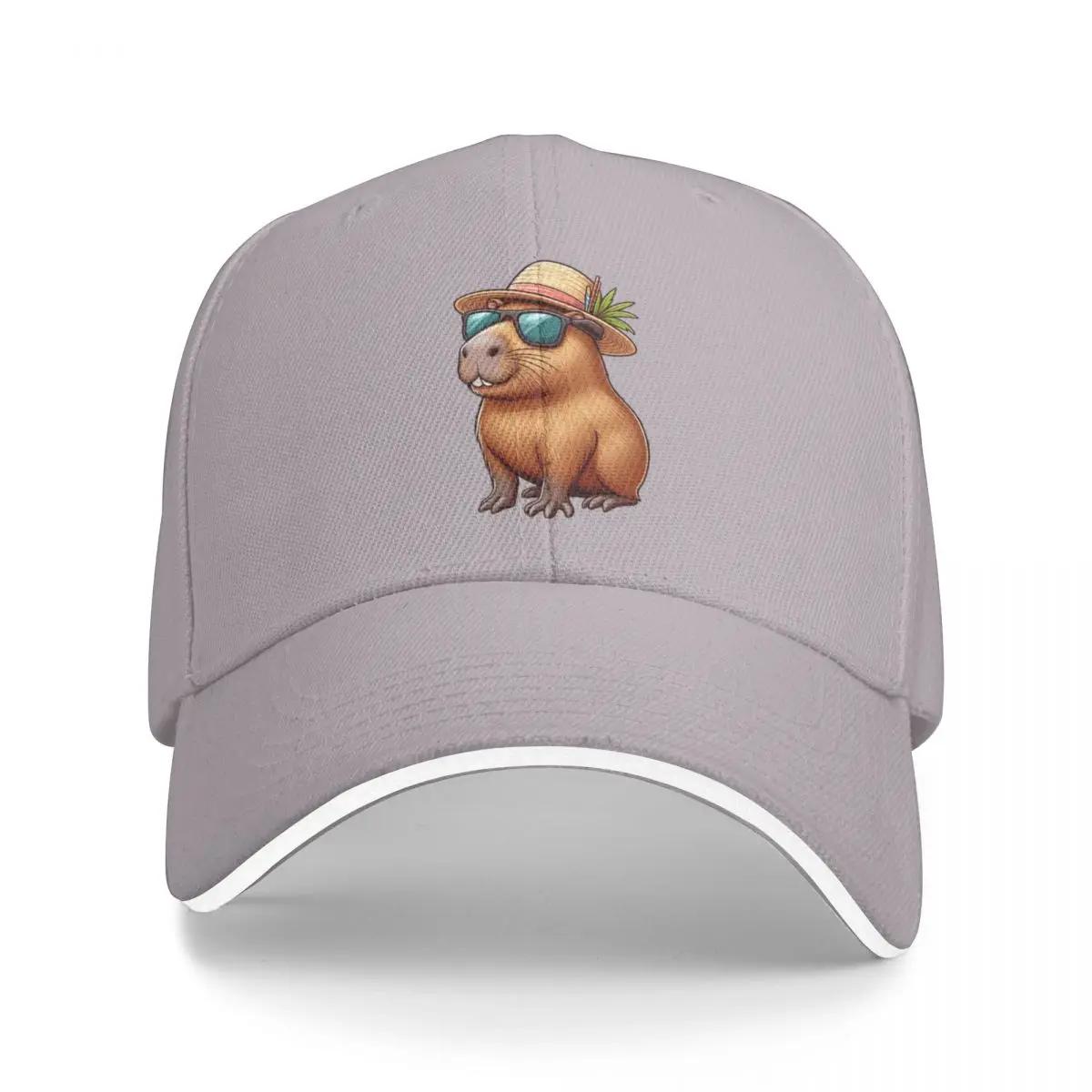Capybara Wearing Straw Hat and Sunglasses Summer Baseball Cap Casual Adjustable Unisex Hat One Size
Capybara Wearing Straw Hat and Sunglasses Summer Baseball Cap Casual Adjustable Unisex Hat One Size