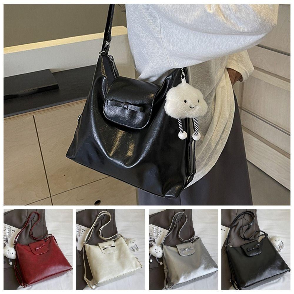 Multi-purpose Bow Backpack Large Capacity PU Leather Crossbody Bag Bow Shoulder Bag Streetwear бежевий
Multi-purpose Bow Backpack Large Capacity PU Leather Crossbody Bag Bow Shoulder Bag Streetwear бежевий