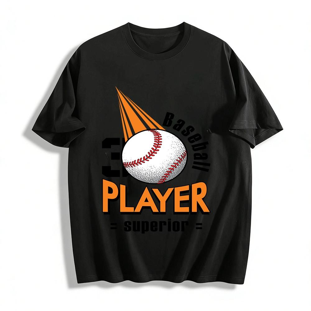 Superior Baseball Player Graphic Print Casual Sports Tee Pure cotton T-shirt 6XL
Superior Baseball Player Graphic Print Casual Sports Tee Pure cotton T-shirt 6XL