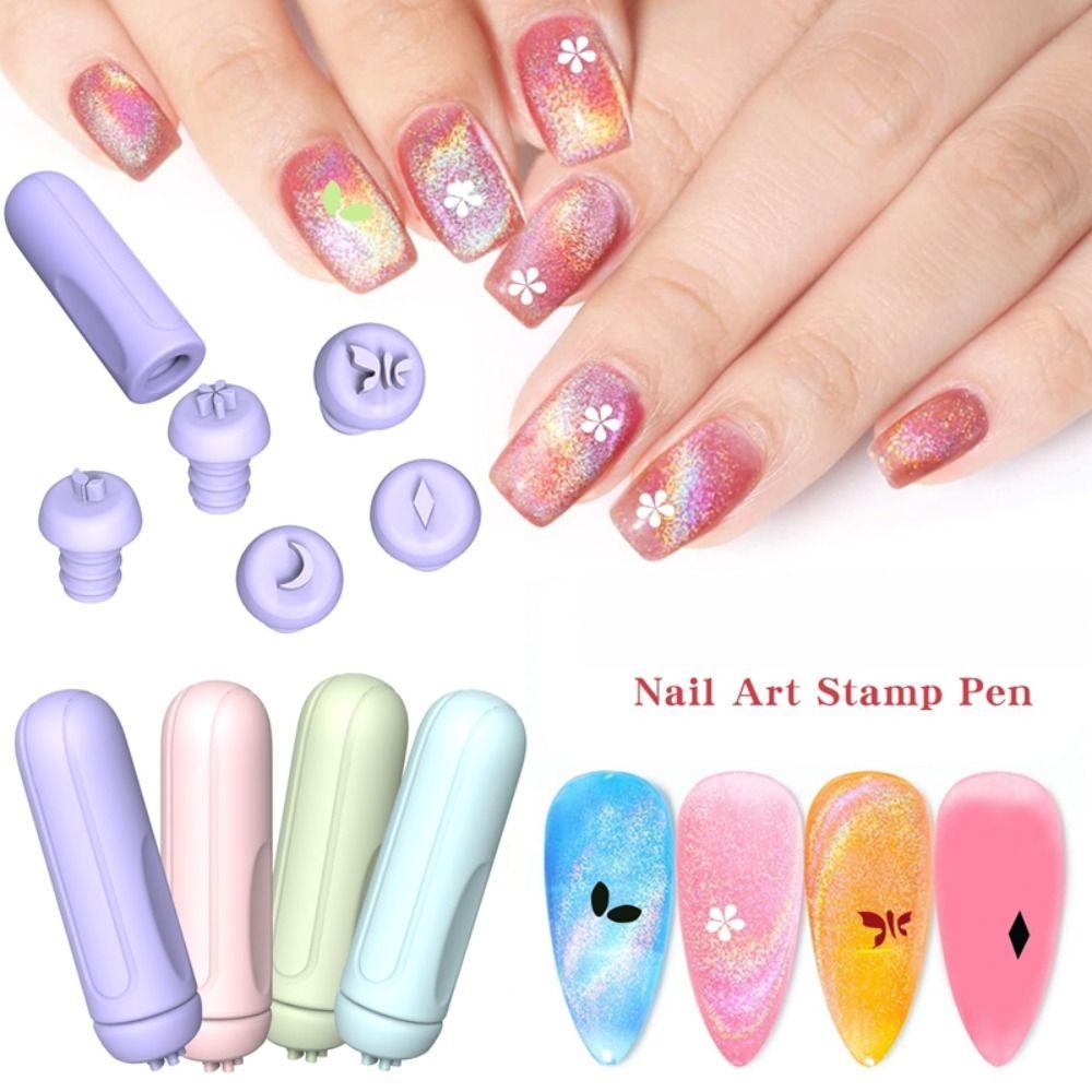 Silicone Nail Transfer Stamper Tool Flower Silicone Nail Graffiti Pen Nail Art Stamp Pen Women зелений
Silicone Nail Transfer Stamper Tool Flower Silicone Nail Graffiti Pen Nail Art Stamp Pen Women зелений
