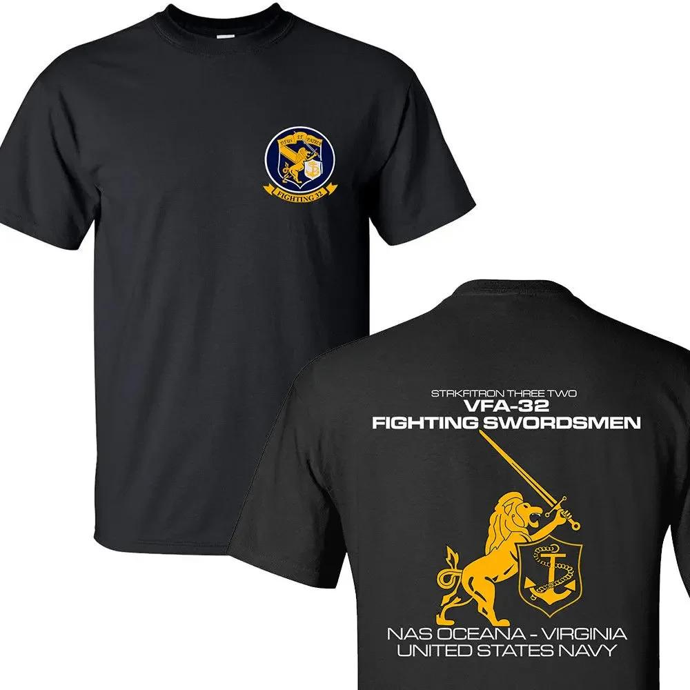 Naval VFA32 Fighting Swordsmen Fighter Squadron T-Shirt 100% Cotton O-Neck Summer Short Sleeve Casual Mens T-shirt Size S-3XL 4XL
Naval VFA32 Fighting Swordsmen Fighter Squadron T-Shirt 100% Cotton O-Neck Summer Short Sleeve Casual Mens T-shirt Size S-3XL 4XL