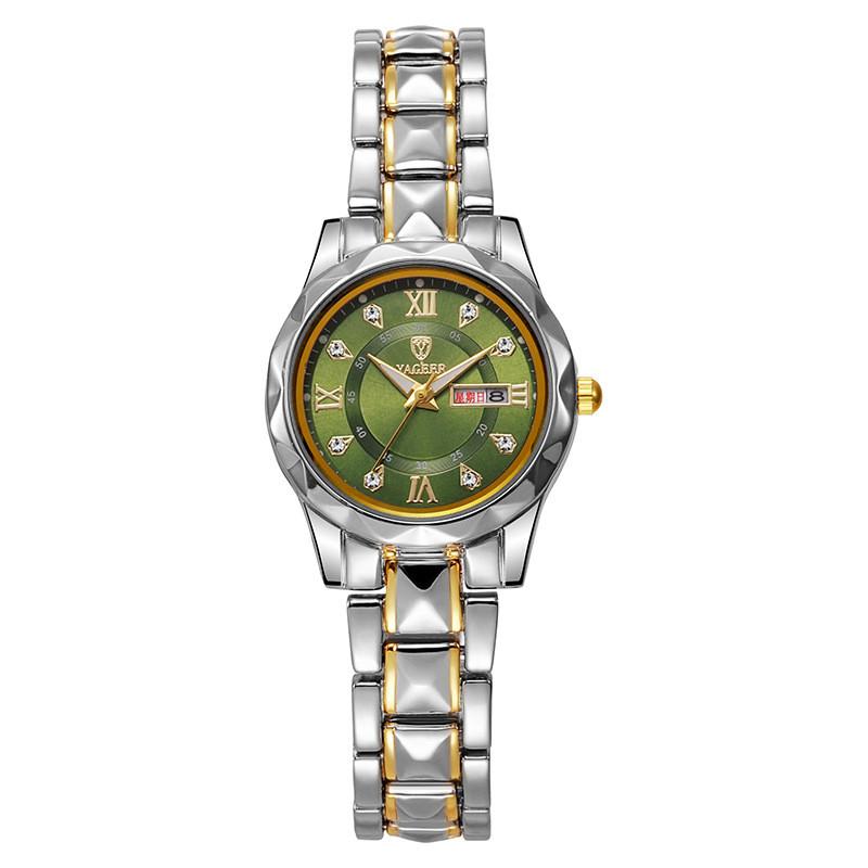 Quartz Dual Calendar Watch For Men And Women Waterproof Fashion Gift Women Green
Quartz Dual Calendar Watch For Men And Women Waterproof Fashion Gift Women Green