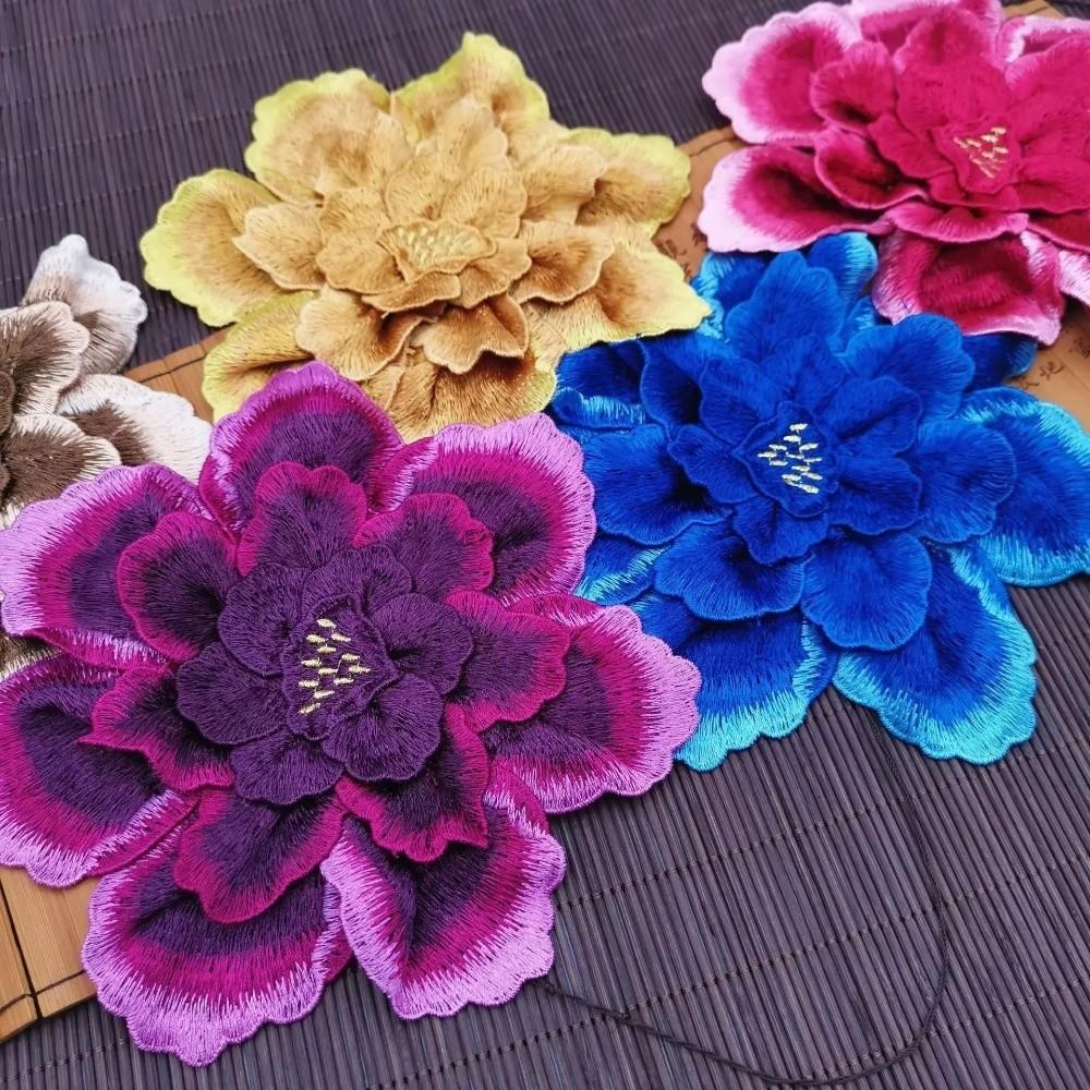 Sew On Embroidered Patches Large Fabric Supplies Peony Embroidery Decal For Clothes Badge хакі
Sew On Embroidered Patches Large Fabric Supplies Peony Embroidery Decal For Clothes Badge хакі
