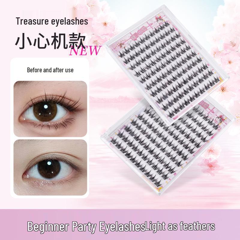Natural Curled False Eyelashes - Glue & Remover-Free, Single Cluster, Large Capacity, Little Puppy Dog Eyes Design.
Natural Curled False Eyelashes - Glue & Remover-Free, Single Cluster, Large Capacity, Little Puppy Dog Eyes Design.