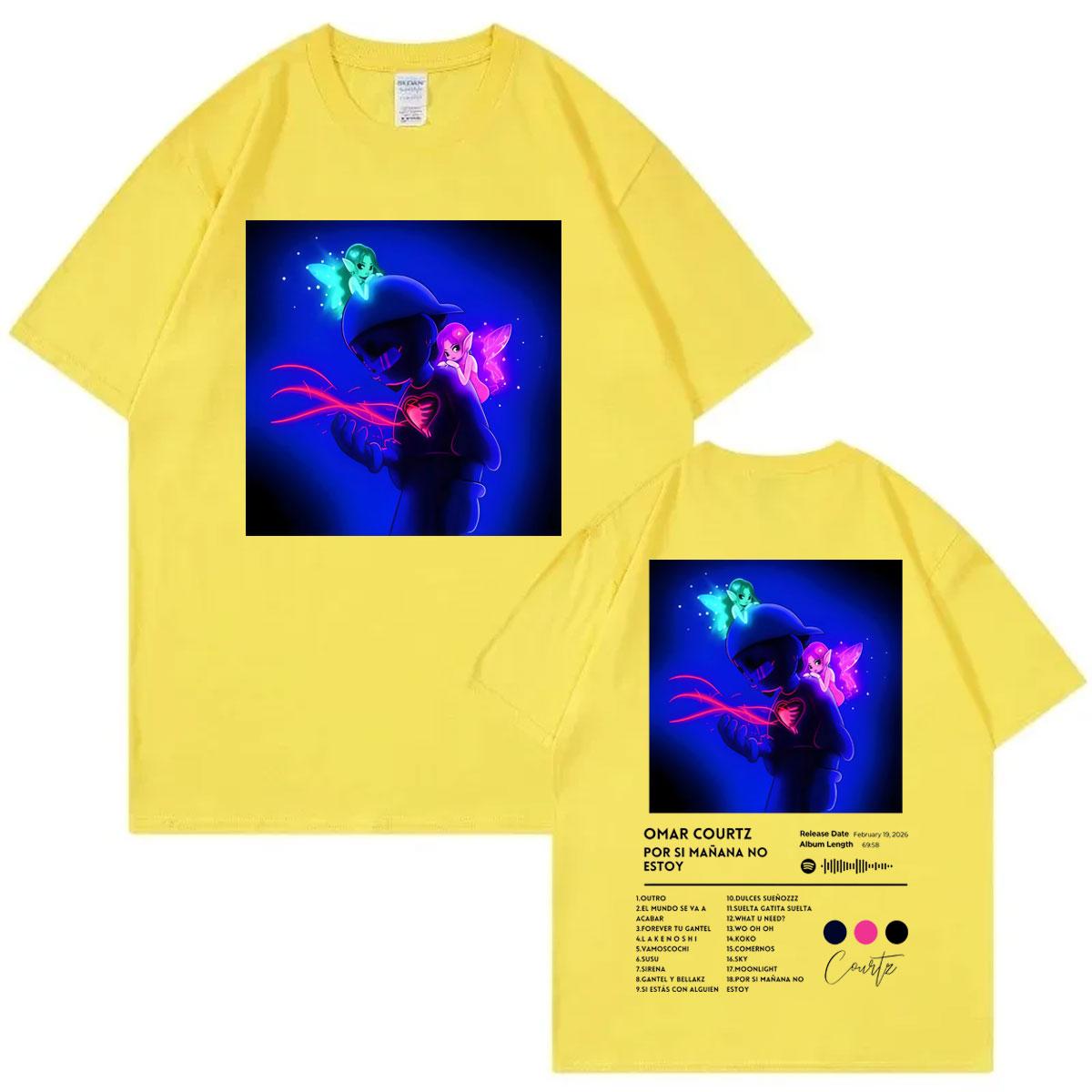 Singer Omar Courtz Double Sided Print Tshirt Por Si Mañana No Estoy Album Poster Graphic T Shirts Unisex Casual Cotton Tshirts L
Singer Omar Courtz Double Sided Print Tshirt Por Si Mañana No Estoy Album Poster Graphic T Shirts Unisex Casual Cotton Tshirts L