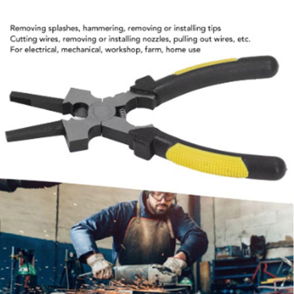 Steel Wire Cutter Long Nose Mig Welder Pliers Mig Welding Pliers for Crafts Workshop Home
Steel Wire Cutter Long Nose Mig Welder Pliers Mig Welding Pliers for Crafts Workshop Home