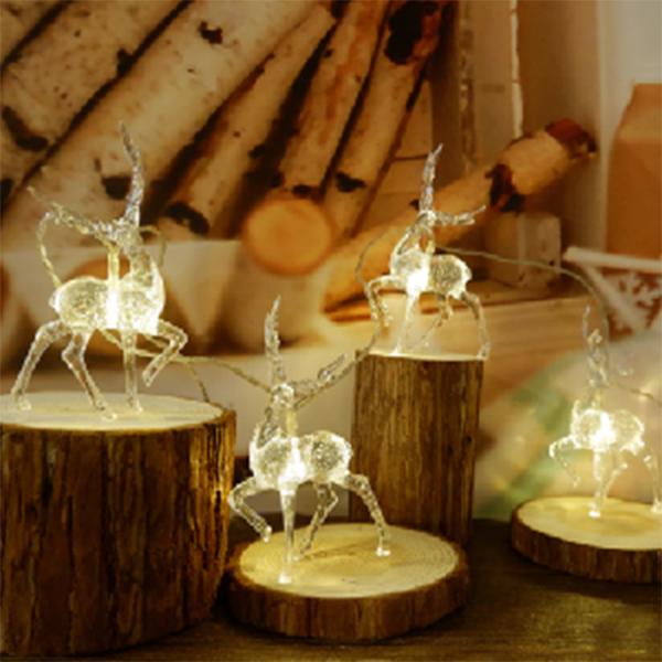 Transparent Reindeer LED String Lights
Transparent Reindeer LED String Lights
