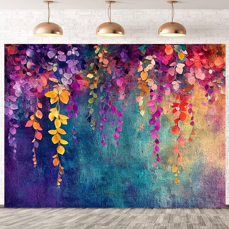 2D Abstract Colorful Leaves Backdrop Hanging Vines Art Party Photo Background 47.2x31.5inch/120*80cm
2D Abstract Colorful Leaves Backdrop Hanging Vines Art Party Photo Background 47.2x31.5inch/120*80cm