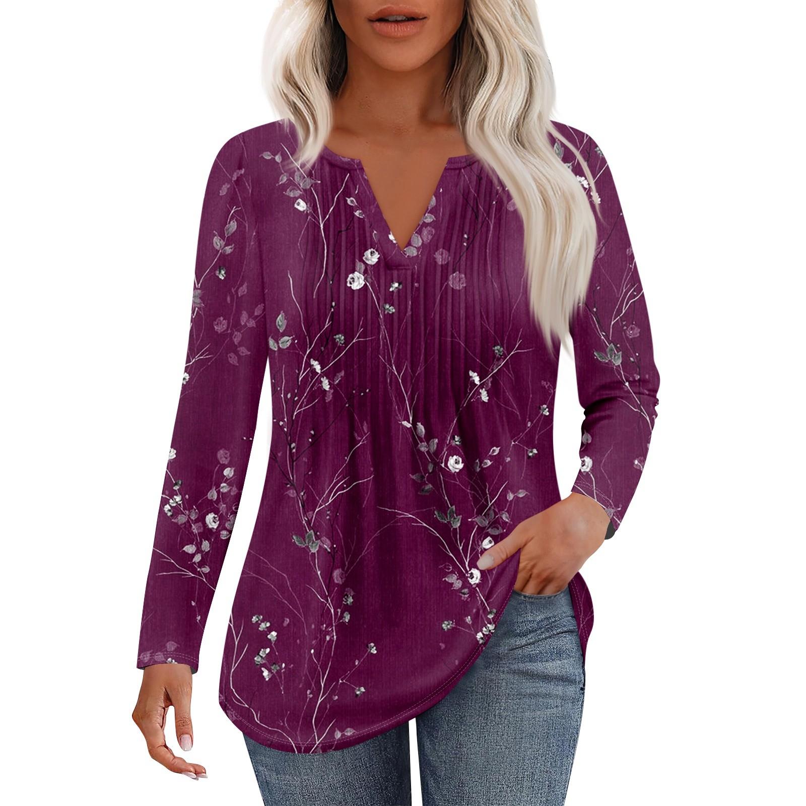 Жіноча Мода Повсякденна Плісирована Футболка з V-подібним Вирізом Однотонна з Довгим Рукавом Елегантні Топи M
Жіноча Мода Повсякденна Плісирована Футболка з V-подібним Вирізом Однотонна з Довгим Рукавом Елегантні Топи M