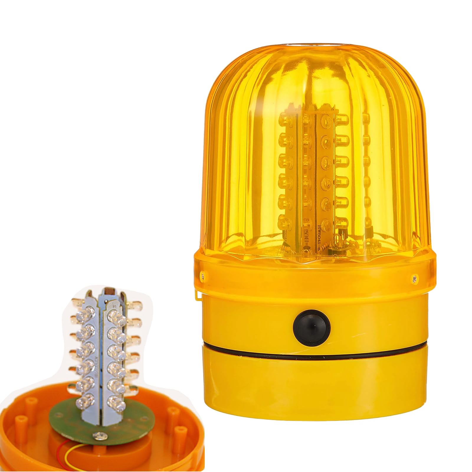 Hyack Battery-Operated Yellow Revolving Light, Waterproof, Strobe, Cordless, Magnetic, LED, for Security
Hyack Battery-Operated Yellow Revolving Light, Waterproof, Strobe, Cordless, Magnetic, LED, for Security