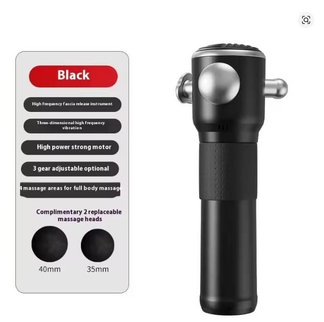 3-скоростной фасциальный массажный пистолет с 4 сменными насадками, быстрая зарядка Type-C, портативный высокочастотный вибрационный пистолет для восстановления мышц всего тела
3-скоростной фасциальный массажный пистолет с 4 сменными насадками, быстрая зарядка Type-C, портативный высокочастотный вибрационный пистолет для восстановления мышц всего тела