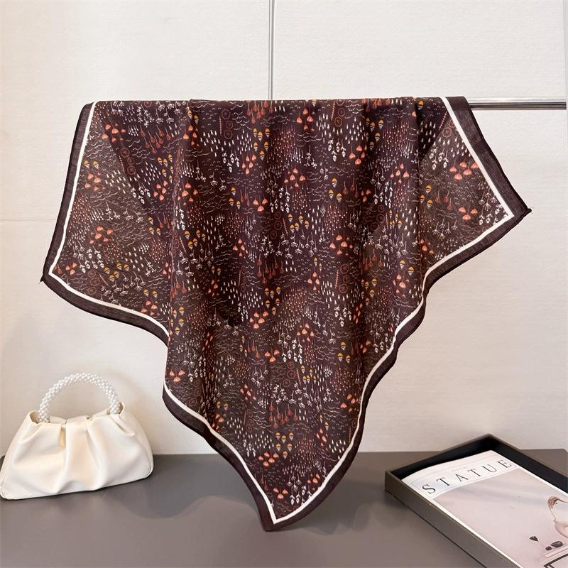 68Cm Small Square Feminine Scarf Hijab Elegant Cotton Feeling Headband Kerchief Vintage Headscraf Shawl Wrap 68x68cm
68Cm Small Square Feminine Scarf Hijab Elegant Cotton Feeling Headband Kerchief Vintage Headscraf Shawl Wrap 68x68cm