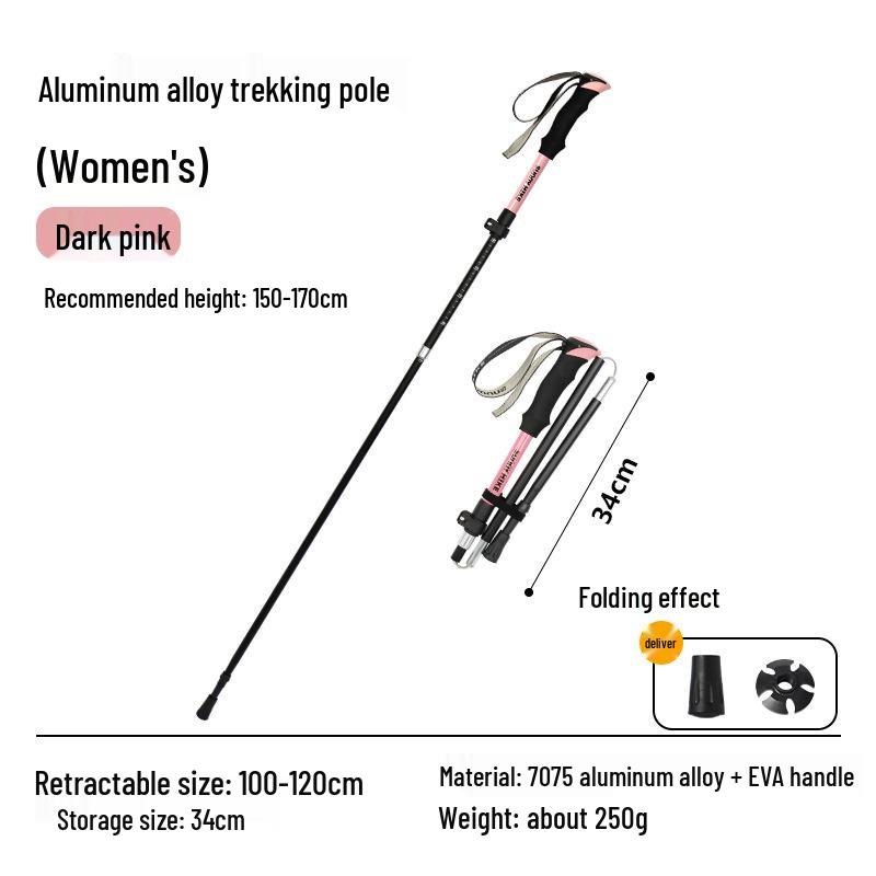 Ultra-Light Folding Aluminum & Carbon Fiber Trekking Poles - Professional Hiking & Climbing Equipment
Ultra-Light Folding Aluminum & Carbon Fiber Trekking Poles - Professional Hiking & Climbing Equipment