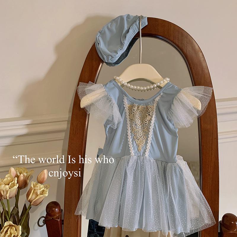 Girls Korean Style Blue Swimsuit - Summer 2025 Princess One-Piece for Small to Medium Children 90 cm
Girls Korean Style Blue Swimsuit - Summer 2025 Princess One-Piece for Small to Medium Children 90 cm