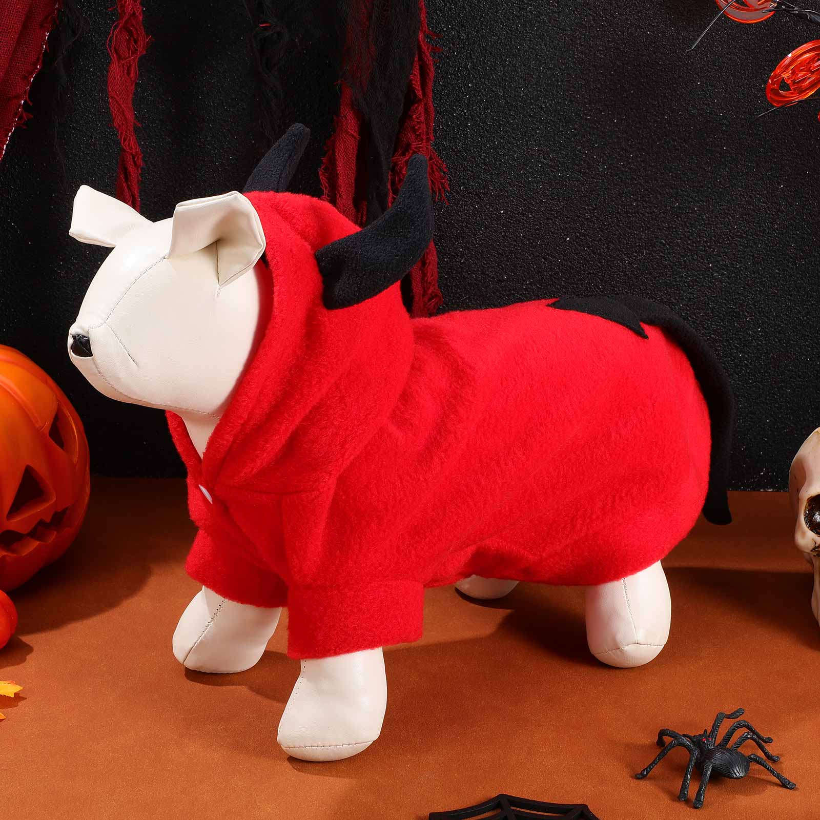 Small Dog Three-Dimensional Devil Costume Warm Pet Clothes Halloween Party Coat for Walking Jogging Special Occasion L
Small Dog Three-Dimensional Devil Costume Warm Pet Clothes Halloween Party Coat for Walking Jogging Special Occasion L