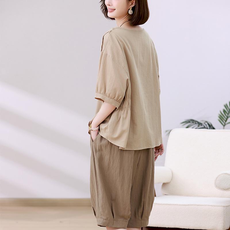 2024 Stylish Summer Suit for Women: Elegant Matching Set for Petite to Plus Sizes, Perfect for a Trendy and Youthful Look. XXL (160-180 jin)
2024 Stylish Summer Suit for Women: Elegant Matching Set for Petite to Plus Sizes, Perfect for a Trendy and Youthful Look. XXL (160-180 jin)