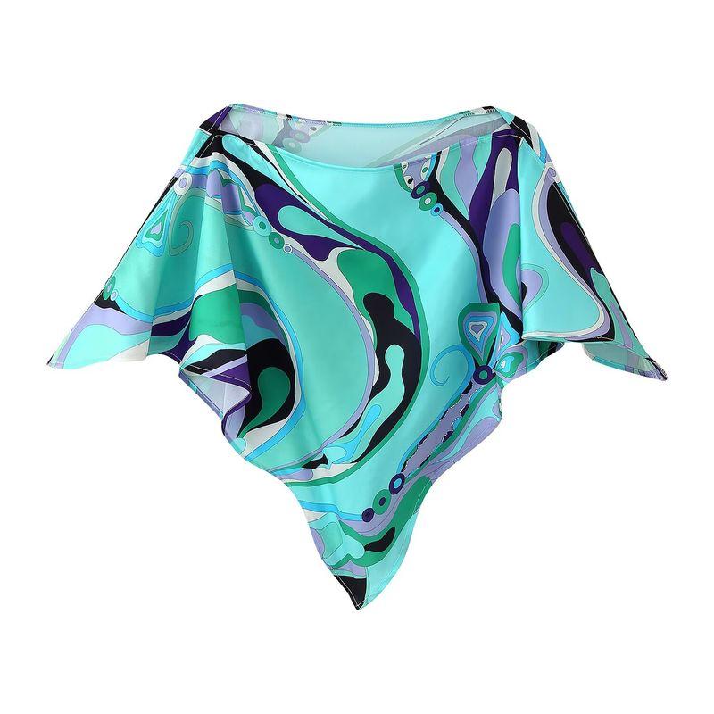 Kaslead New Women clothes Western Style Holiday Style Shawl Decoration Print Top Tube Top Skirt Three-Piece Set Blue Tops L
Kaslead New Women clothes Western Style Holiday Style Shawl Decoration Print Top Tube Top Skirt Three-Piece Set Blue Tops L