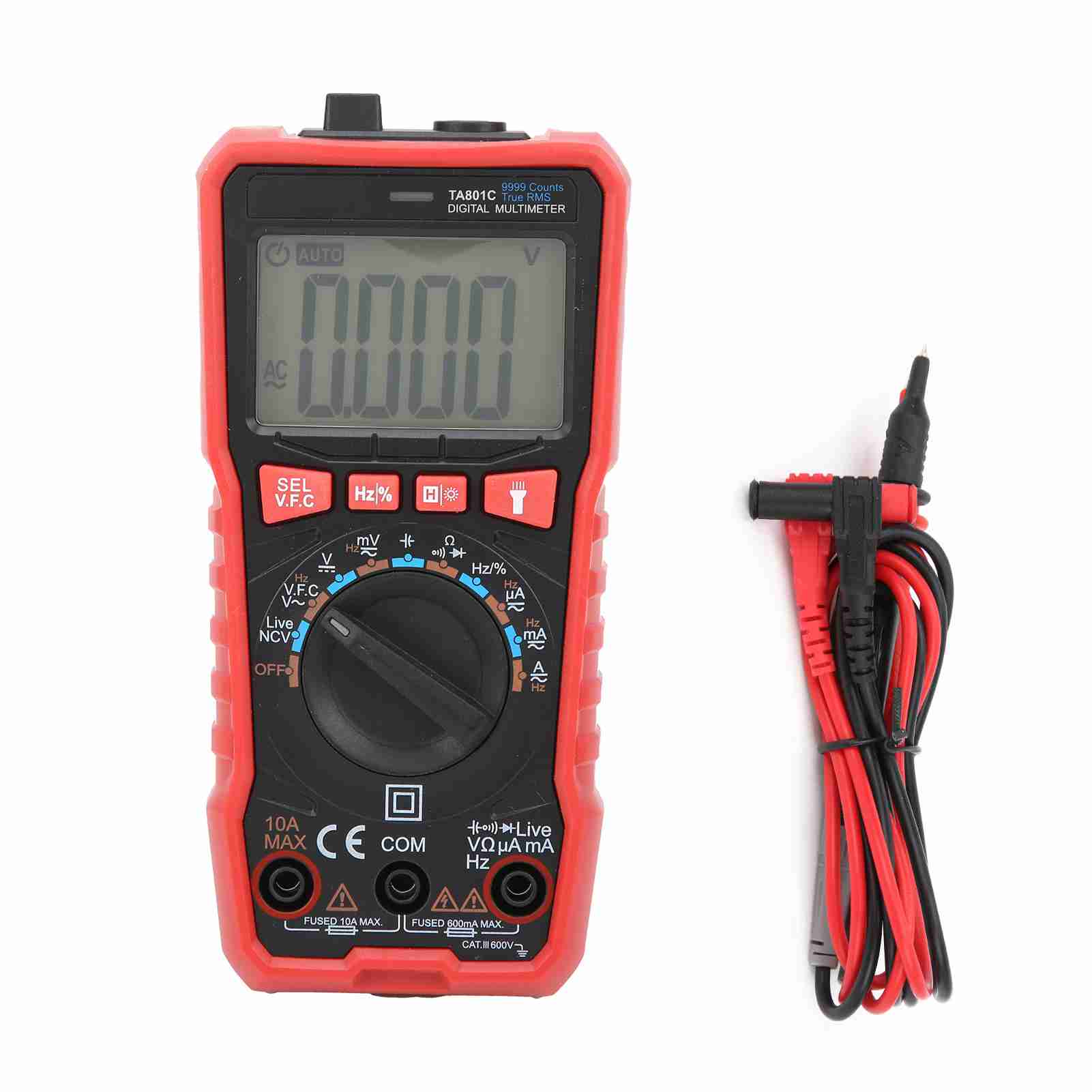 TA801C Digital Multimeter Automatic Pocket MultiFunction Household AntiFall HighAccuracy Flashlight
TA801C Digital Multimeter Automatic Pocket MultiFunction Household AntiFall HighAccuracy Flashlight