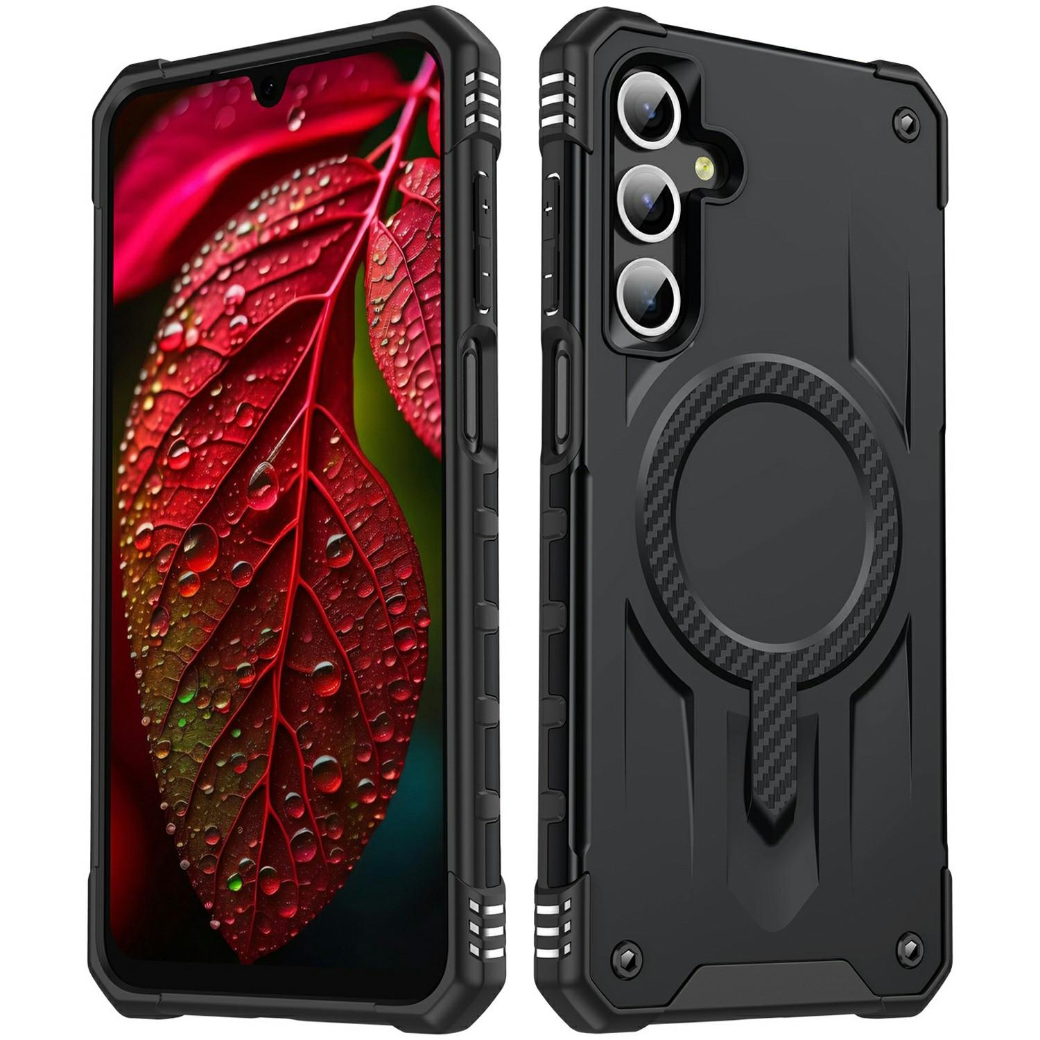 For Samsung Galaxy A16 5G/4G Case Compatible with MagSafe Four Corner Airbags PC+TPU Phone Cover Black
For Samsung Galaxy A16 5G/4G Case Compatible with MagSafe Four Corner Airbags PC+TPU Phone Cover Black