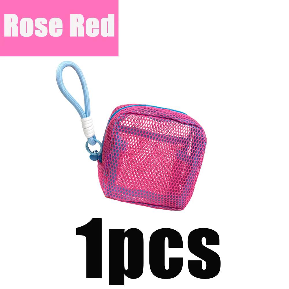 1pcs Square Mesh Cosmetic Bag Portable Dopamine Color With Zipper Multi-Purpose Mesh Toiletry Sundries Storage Key Cosmetics Bag
1pcs Square Mesh Cosmetic Bag Portable Dopamine Color With Zipper Multi-Purpose Mesh Toiletry Sundries Storage Key Cosmetics Bag