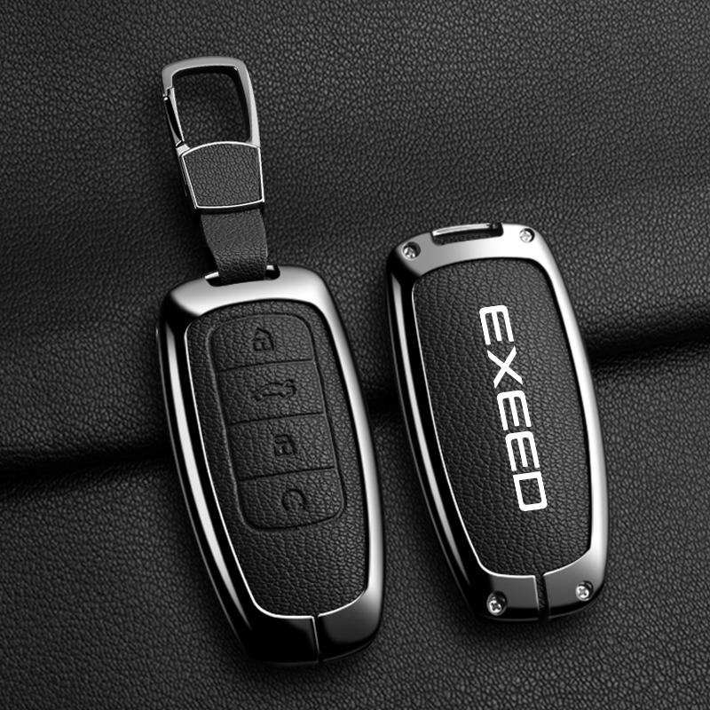 Чехол для ключей из цинкового сплава и кожи для автомобиля Chery EXEED RX Suv 2023-настоящее время, держатель, оболочка, протектор для пульта, аксессуары для брелка
Чехол для ключей из цинкового сплава и кожи для автомобиля Chery EXEED RX Suv 2023-настоящее время, держатель, оболочка, протектор для пульта, аксессуары для брелка