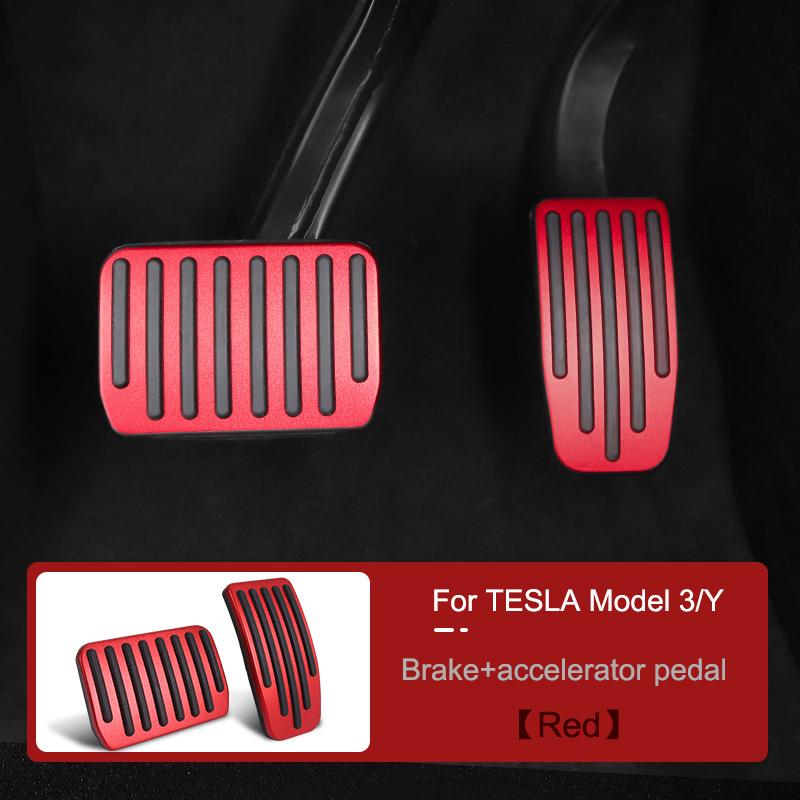 Car Foot Pedal Pads Covers for Tesla Model 3/Y 2017-2025 Aluminum Alloy + Non Slip Silicone Accelerator Brake Rest Pedal For Model 3 Y Red
Car Foot Pedal Pads Covers for Tesla Model 3/Y 2017-2025 Aluminum Alloy + Non Slip Silicone Accelerator Brake Rest Pedal For Model 3 Y Red