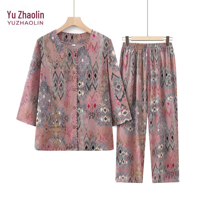 YUZHAOLIN Women s Summer Short-Sleeve Pajama Set 5XL
YUZHAOLIN Women s Summer Short-Sleeve Pajama Set 5XL