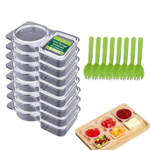 Two Section Snack Container - 8PCS MIini Sauce Box with Lids & Spoons | BPA-Fre Microwave Safe Food Storage, Leakproof Double Compartment Condiment Co
Two Section Snack Container - 8PCS MIini Sauce Box with Lids & Spoons | BPA-Fre Microwave Safe Food Storage, Leakproof Double Compartment Condiment Co