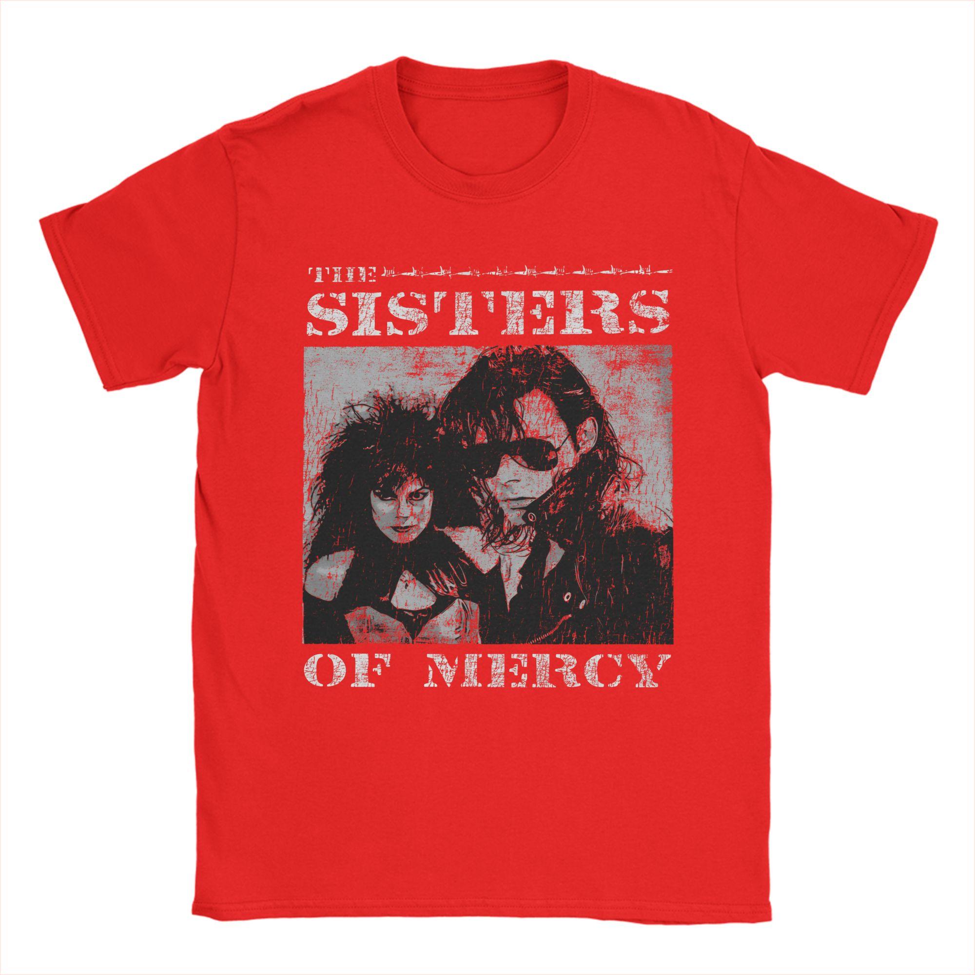 Vintage The Sisters of Mercy TShirt for Men Crew Neck Pure Cotton T Shirts Short Sleeve Tee Shirt Summer Clothes S
Vintage The Sisters of Mercy TShirt for Men Crew Neck Pure Cotton T Shirts Short Sleeve Tee Shirt Summer Clothes S