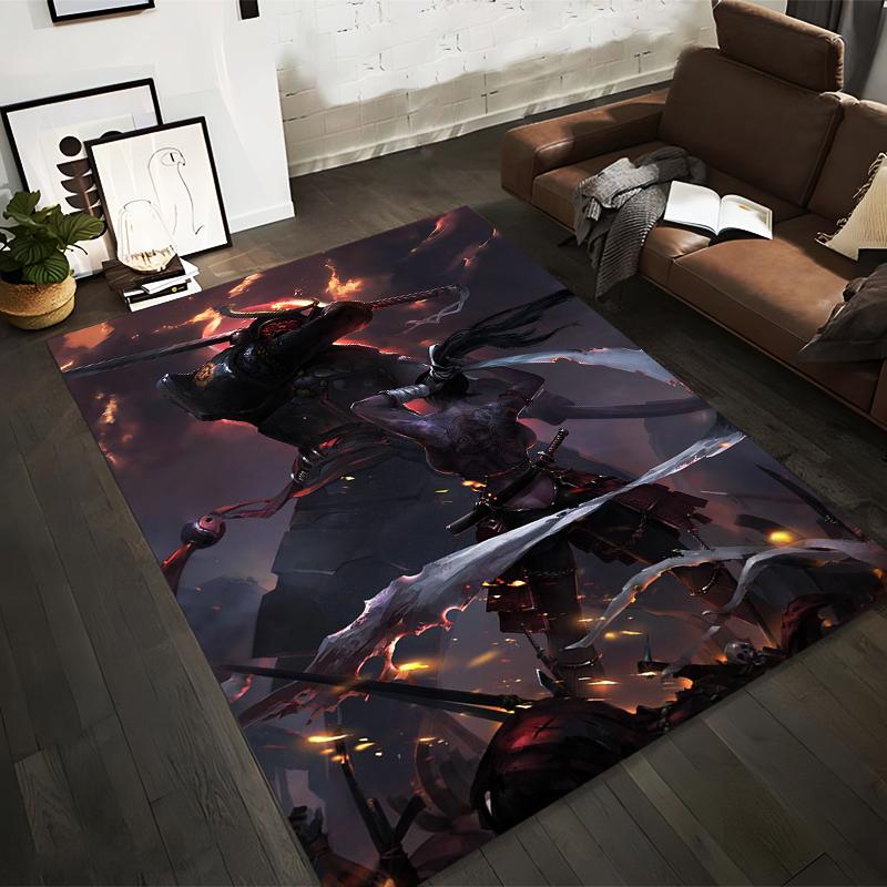 Samurai Warriors Battle Scene Rug with Fiery Dark Fantasy Design Suitable for use as an anti-slip for living room bedroom sofas 40x60cm( 15x23in )
Samurai Warriors Battle Scene Rug with Fiery Dark Fantasy Design Suitable for use as an anti-slip for living room bedroom sofas 40x60cm( 15x23in )