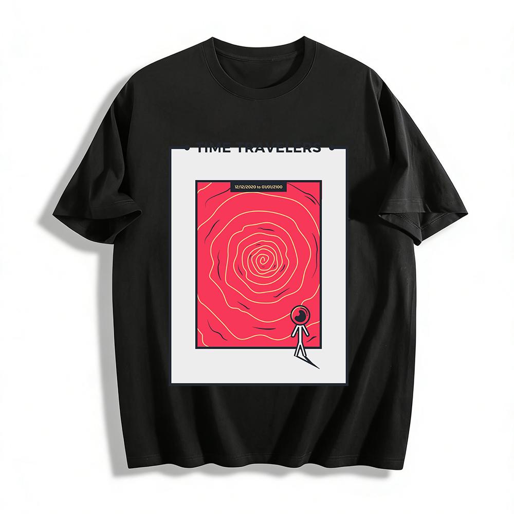 Time Travelers Vortex Portal Graphic Trendy Casual Tee Pure cotton T-shirt XXS
Time Travelers Vortex Portal Graphic Trendy Casual Tee Pure cotton T-shirt XXS