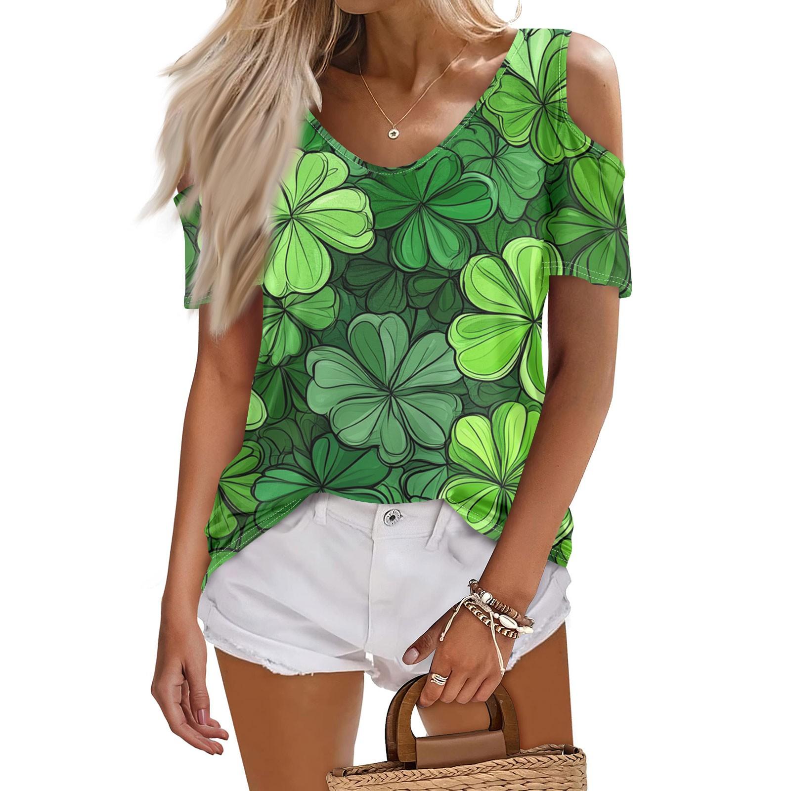 Женская летняя модная повседневная футболка без бретелек с v-образным вырезом и коротким рукавом с принтом, топ XXXL зелёный
Женская летняя модная повседневная футболка без бретелек с v-образным вырезом и коротким рукавом с принтом, топ XXXL зелёный