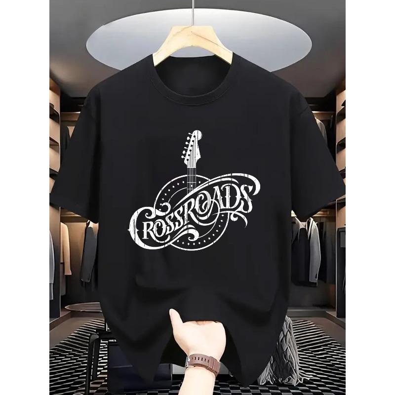European sizes Men s T-Shirt Retro Print Short-Sleeve Shirt with Musical Elements, Featuring a Blues Rock Style, Suitable for Music Performances 4XL чорний
European sizes Men s T-Shirt Retro Print Short-Sleeve Shirt with Musical Elements, Featuring a Blues Rock Style, Suitable for Music Performances 4XL чорний