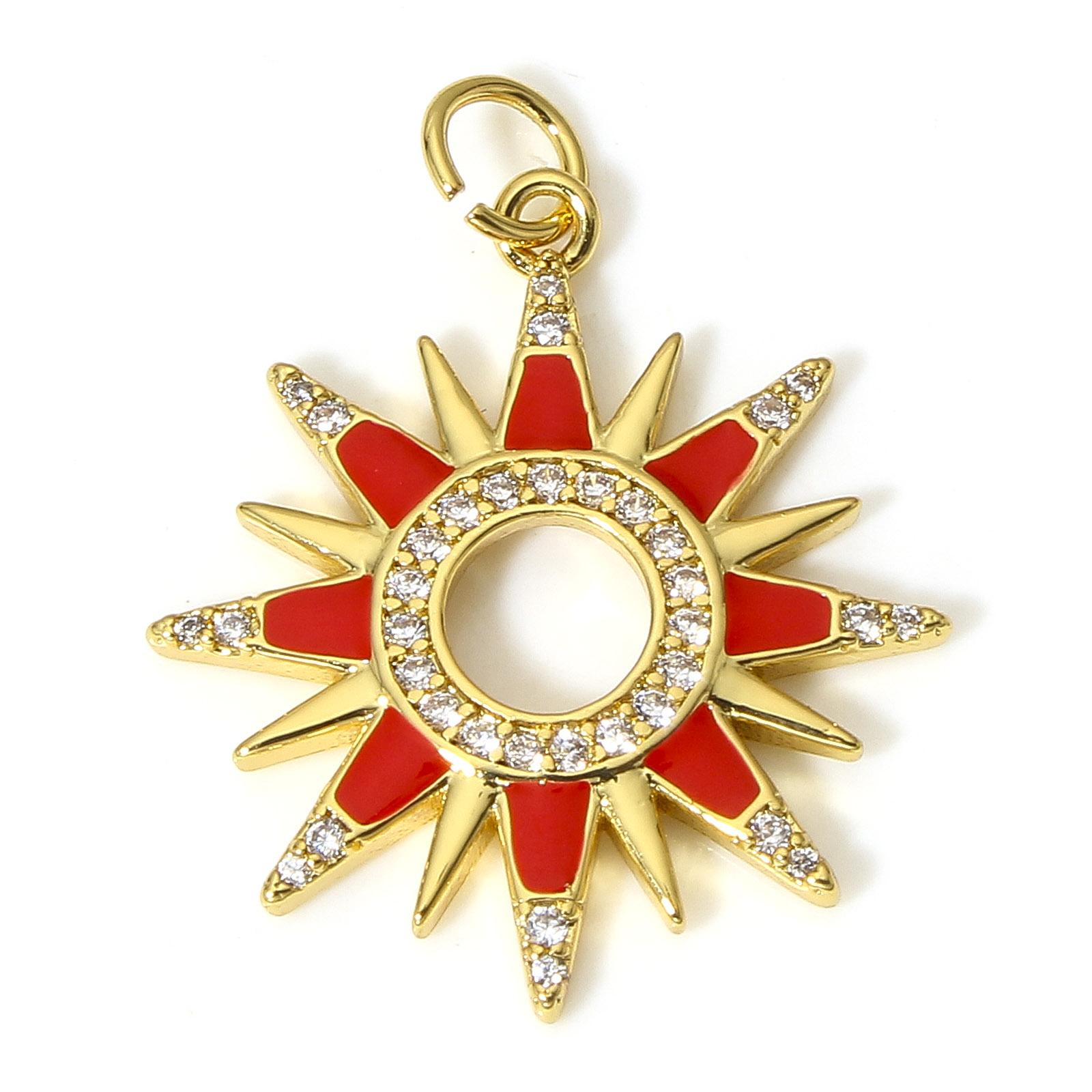 1PC Brass Galaxy Series Star Planet Pendants 18K Gold Plated Rhinestone Geometric Sun Charms For Jewelry DIY Necklace Making
1PC Brass Galaxy Series Star Planet Pendants 18K Gold Plated Rhinestone Geometric Sun Charms For Jewelry DIY Necklace Making