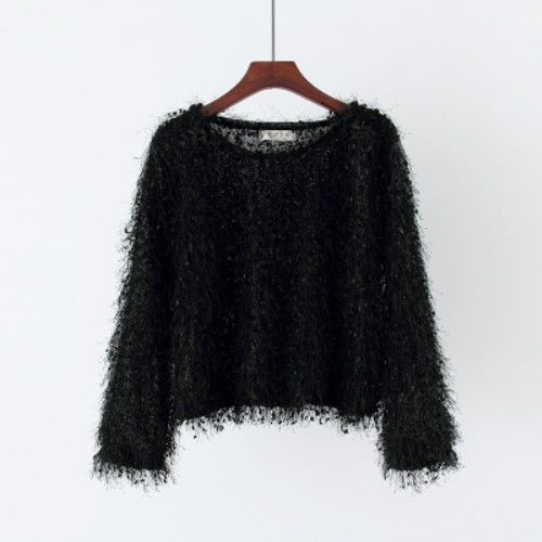 Пуловер с бахромой, свободный топ с круглым вырезом, яркая шелковая футболка с длинными рукавами, нижняя рубашка One Size
Пуловер с бахромой, свободный топ с круглым вырезом, яркая шелковая футболка с длинными рукавами, нижняя рубашка One Size