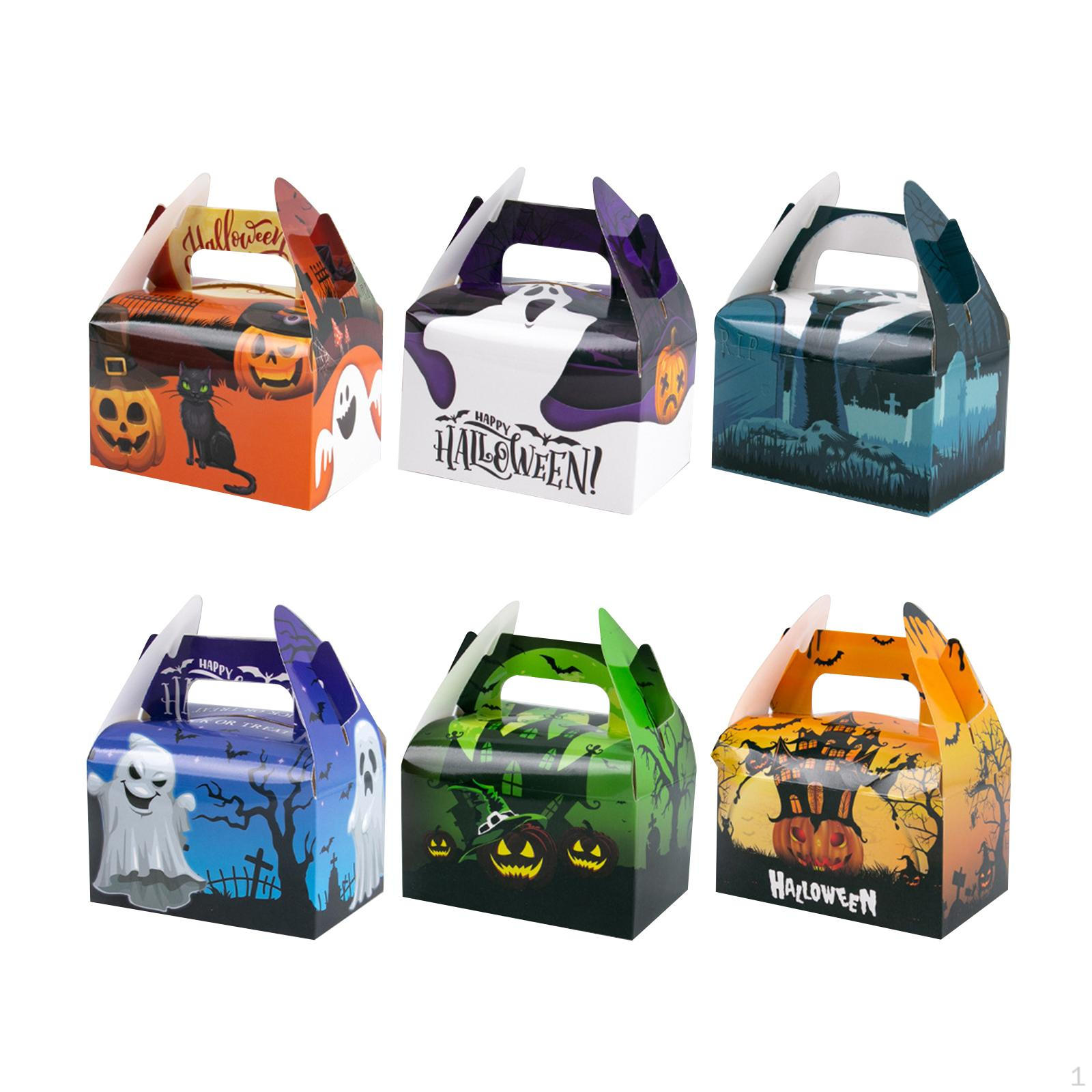 Halloween Favor Box for Treats And Snacks, Cookie Candy Packaging Events 6 Pieces
Halloween Favor Box for Treats And Snacks, Cookie Candy Packaging Events 6 Pieces