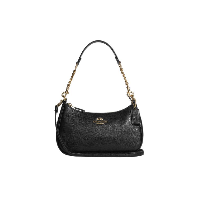 Coach Black Pebbled Leather Teri Hobo Shoulder Bag with Gold Chain & Hardware for Daily Use Basic Set (Bag+Dust Bag)
Coach Black Pebbled Leather Teri Hobo Shoulder Bag with Gold Chain & Hardware for Daily Use Basic Set (Bag+Dust Bag)